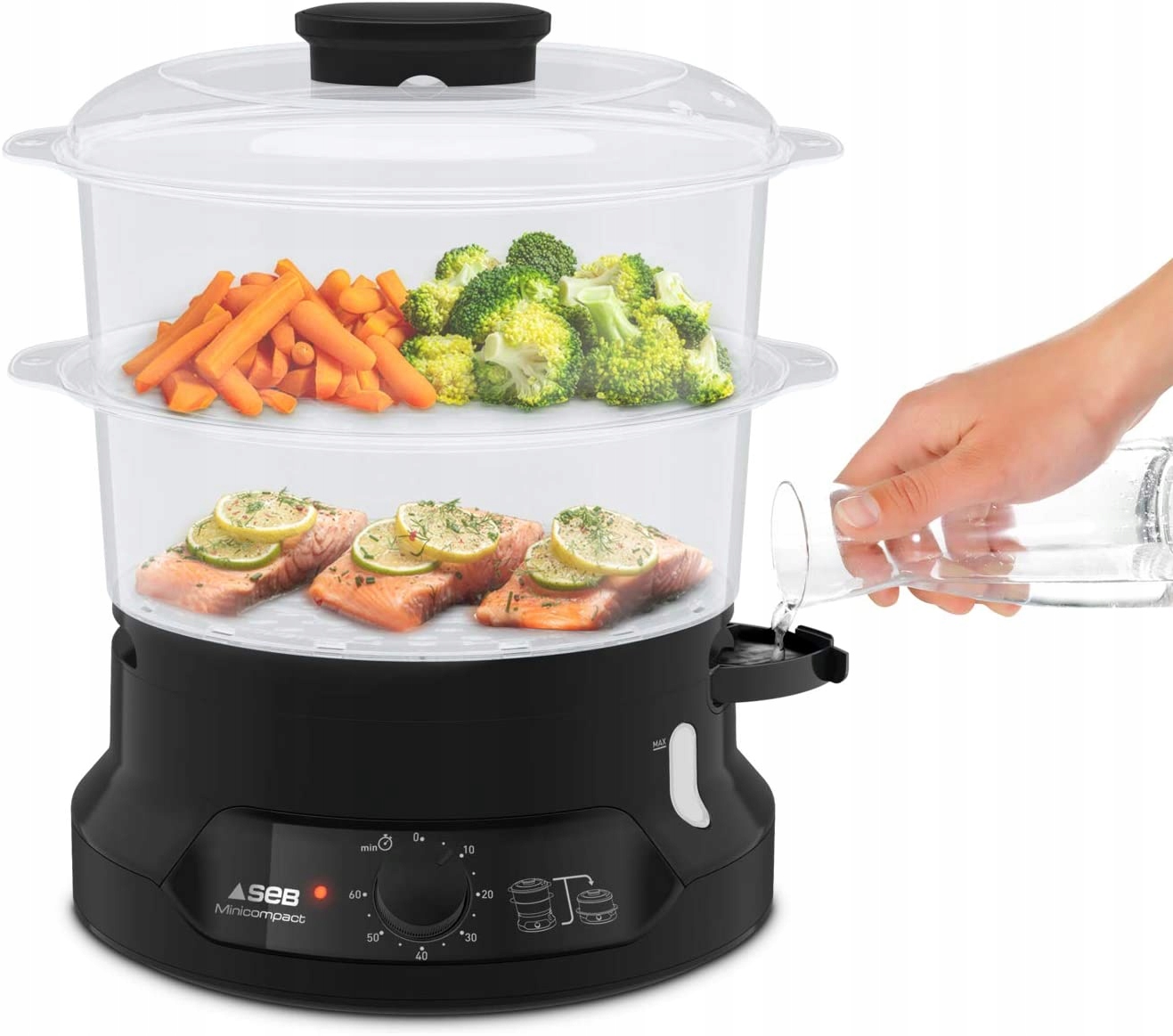 Parowar SEB VC139800 6 L 800 W Minutnik 2 poziomy