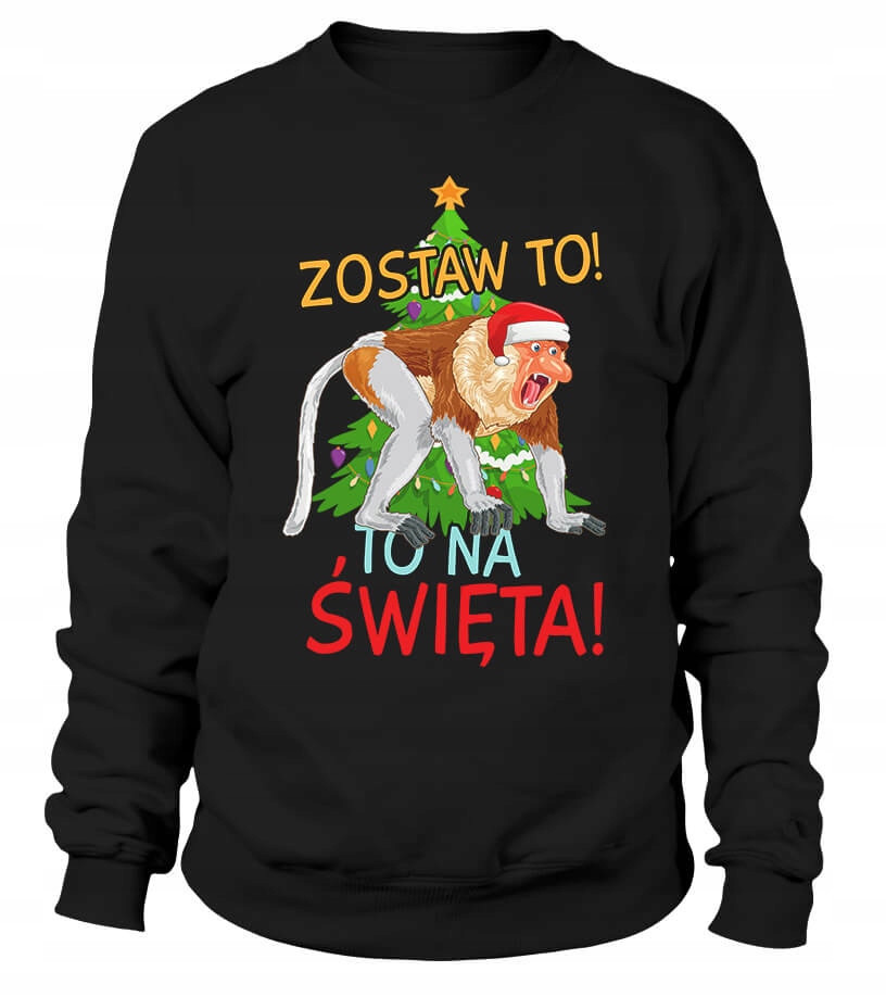 Dámská Mikina Leave It for Christmas S, černá