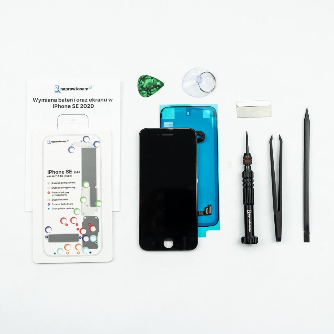 

Ekran iPhone Se 2020 | Czarny | Zestaw Naprawczy