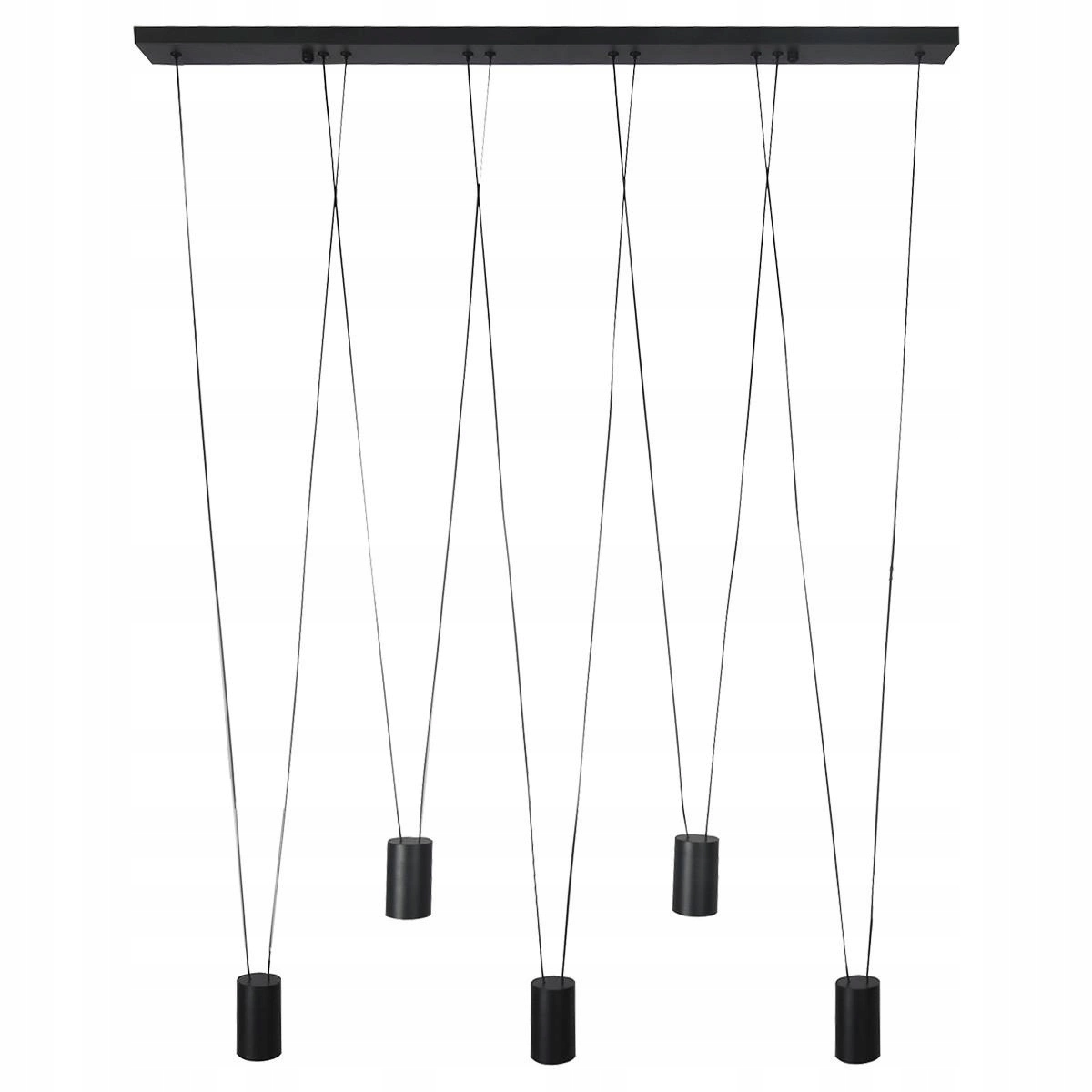 Lampa wisząca Toledo 5 czarna (LP-432/5P Bk) Light Prestige