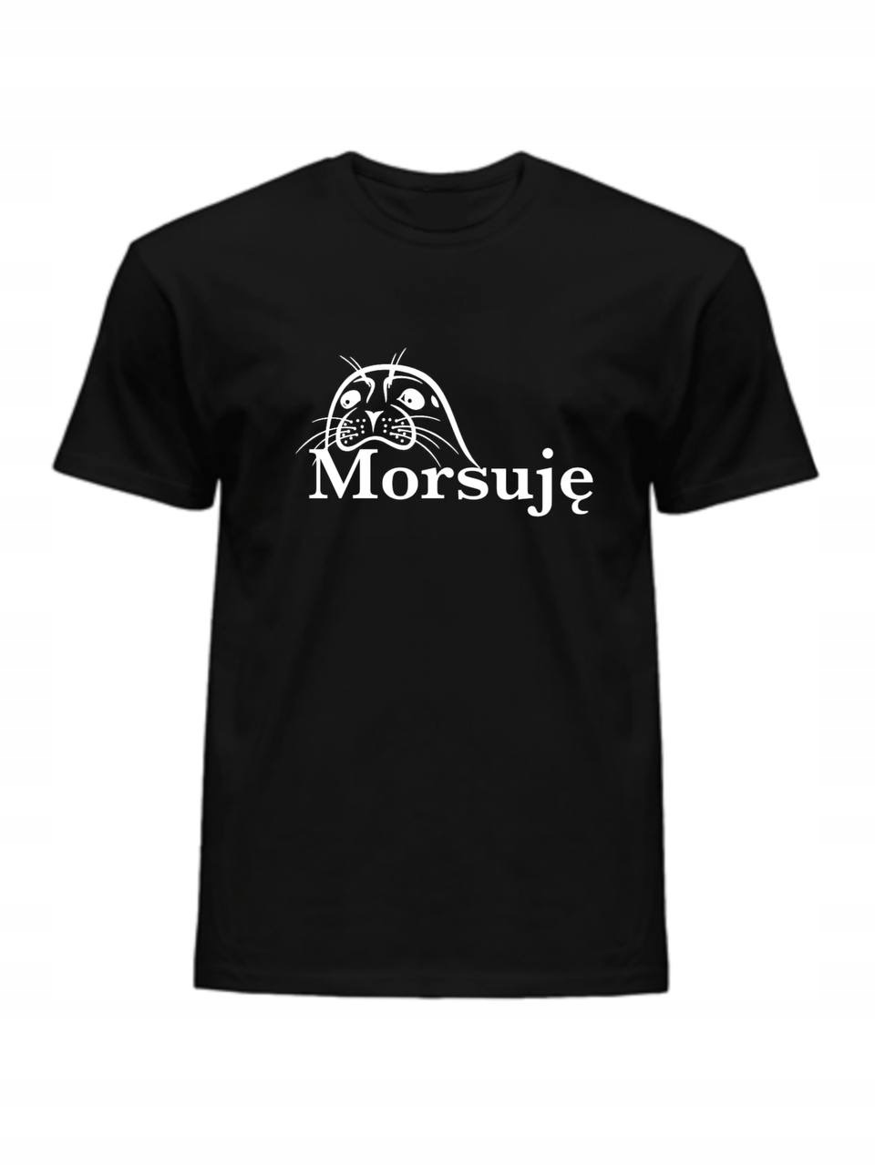

Koszulka T-shirt Męski Morsuję Dla Morsa Czarny S