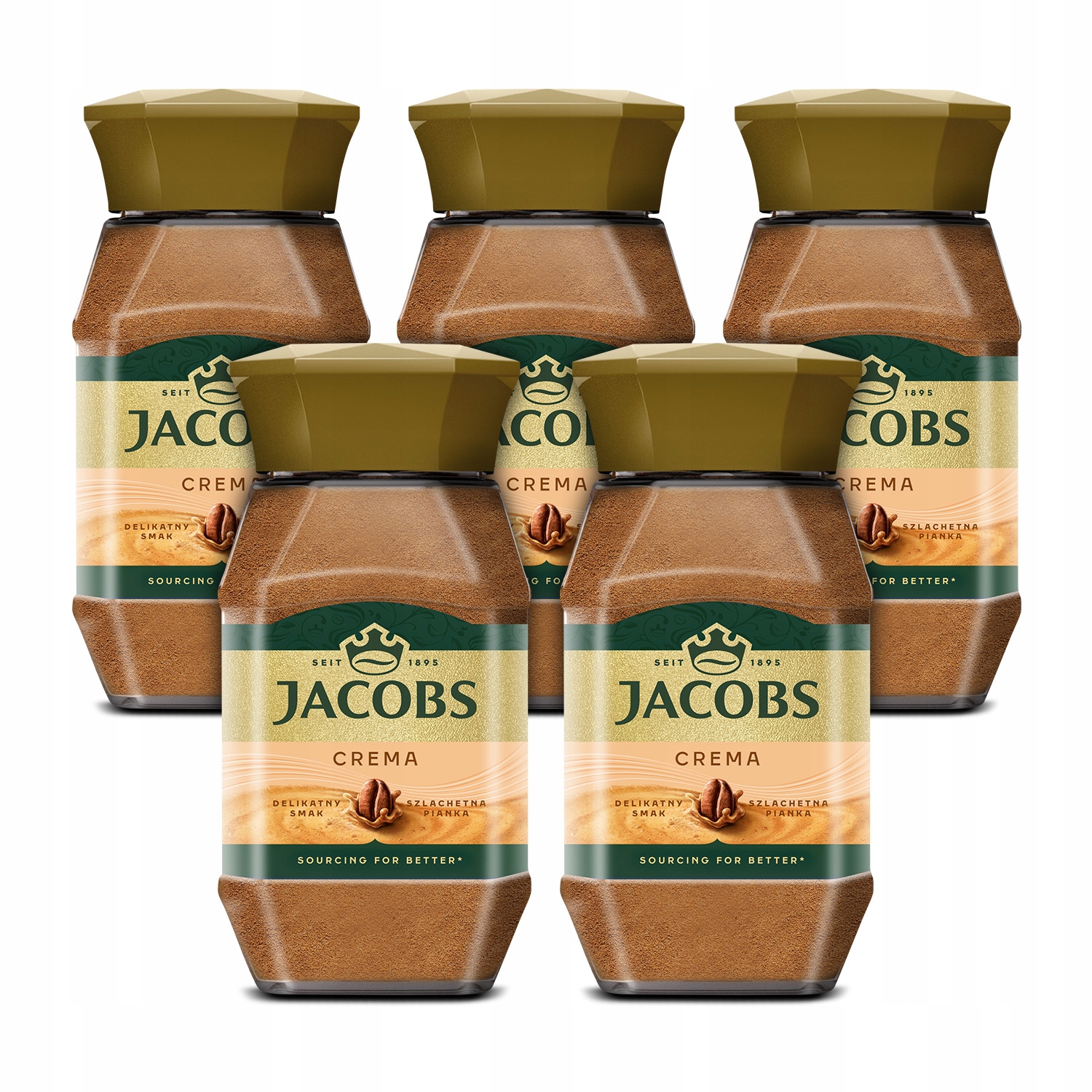 Kawa rozpuszczalna Jacobs Crema 5x 200g
