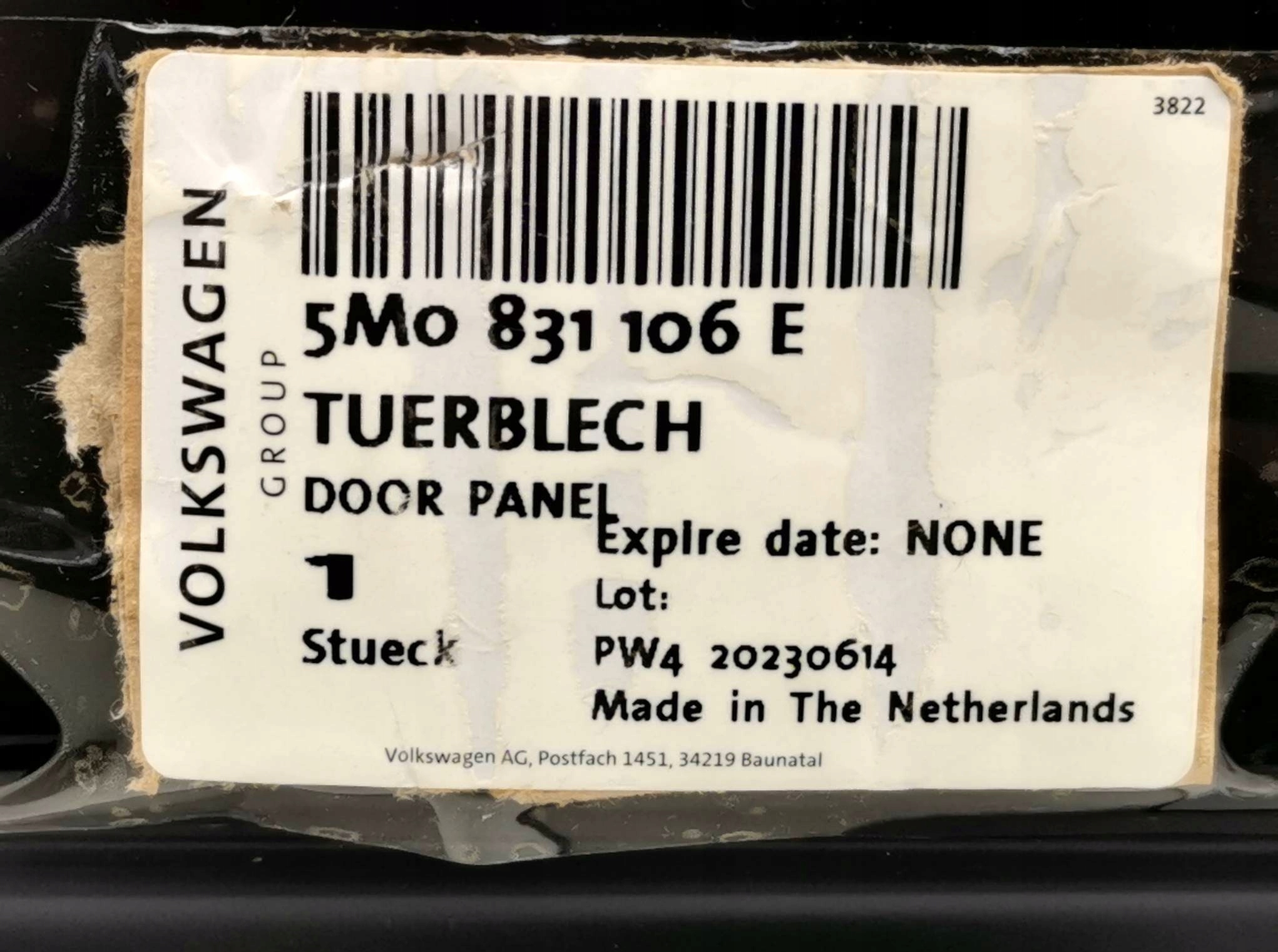 DRZWI PRAWY PRZÓD VOLKSWAGEN GOLF PLUS 5M0831106E 5M0831106C 5M0831106D Stan opakowania zastępcze