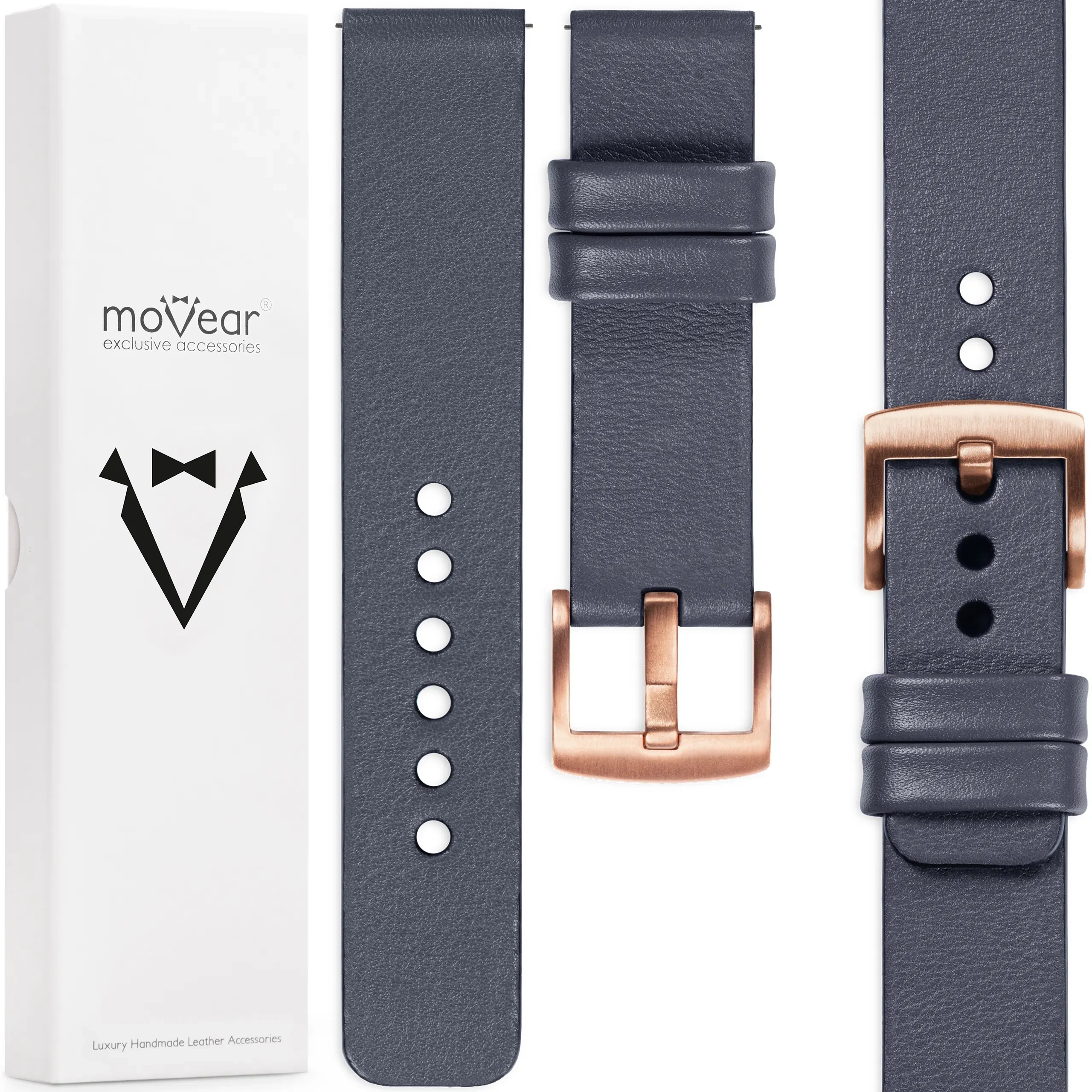 Kožený řemínek pro Huawei Watch 20 mm GT2 GT3 3 2 Pro Premium Movear