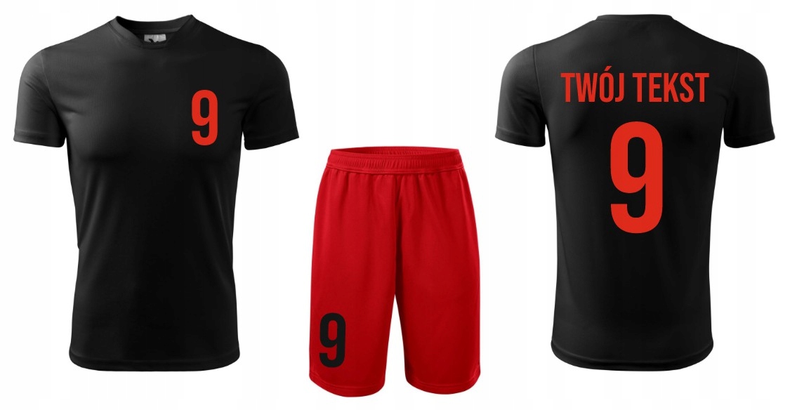 

Strój Piłkarski Z Własnym Nadrukiem Napisem 158