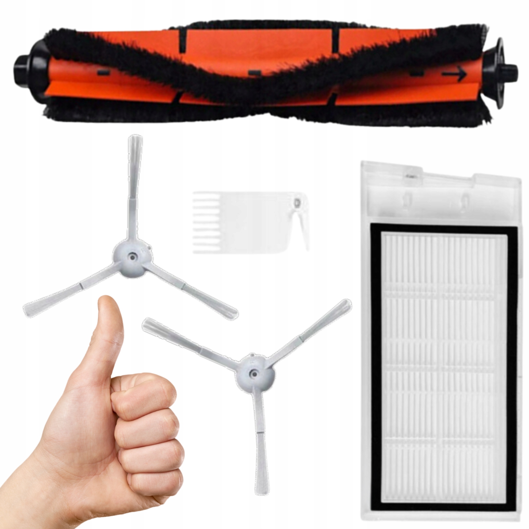 Filtry do Odkurzacza Szczotki Xiaomi Roidmi Eve Plus akcesoria zestaw