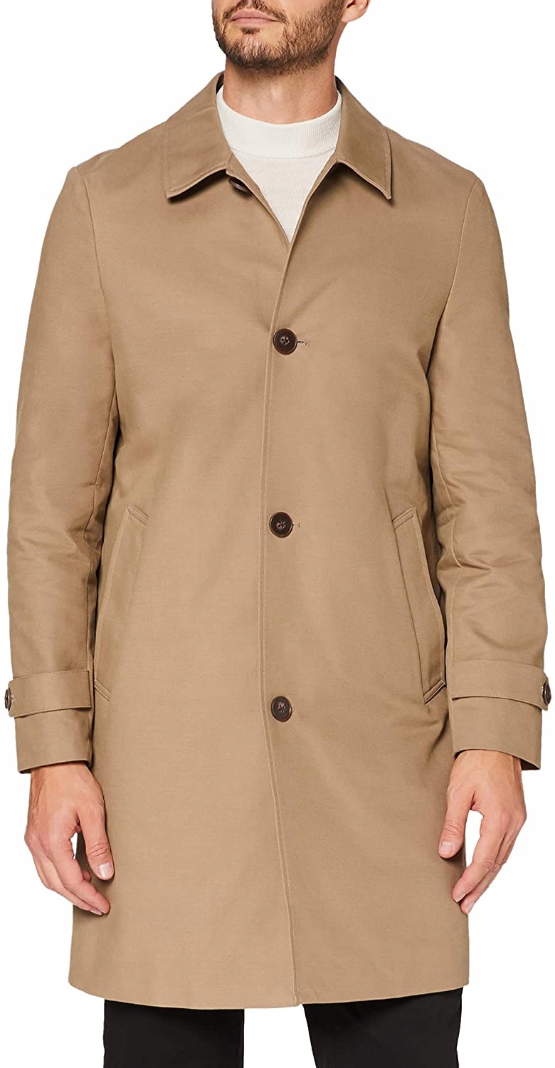 

Meraki Męski Płaszcz Bawełna Beżowy L