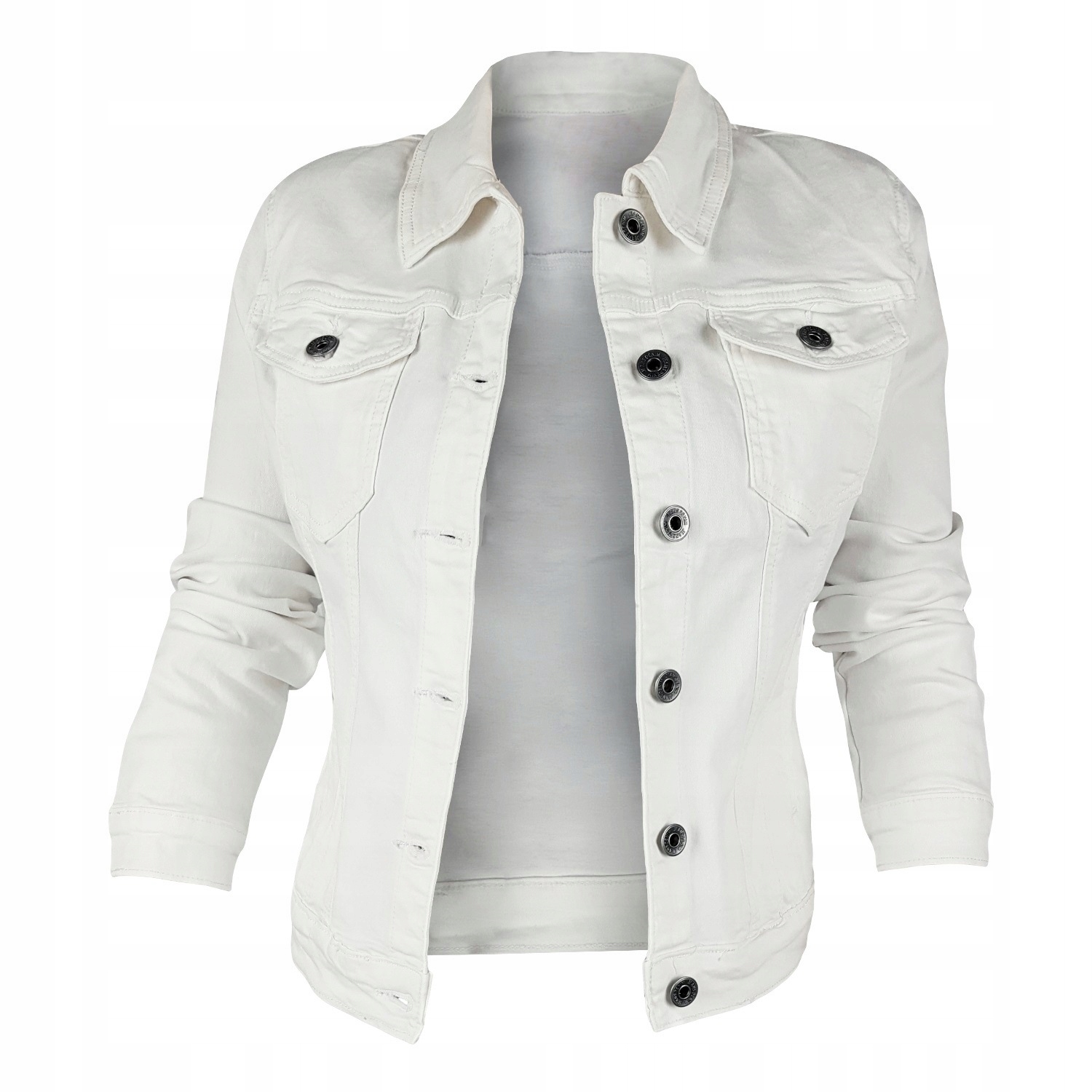 

#biała Kurtka Jeansowa Katana Biała Wygodna White#