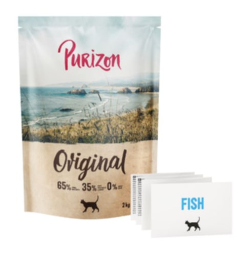 Purizon Adult Fish bezzbożowa sucha karma dla kota oryginał Ryba 2 kg
