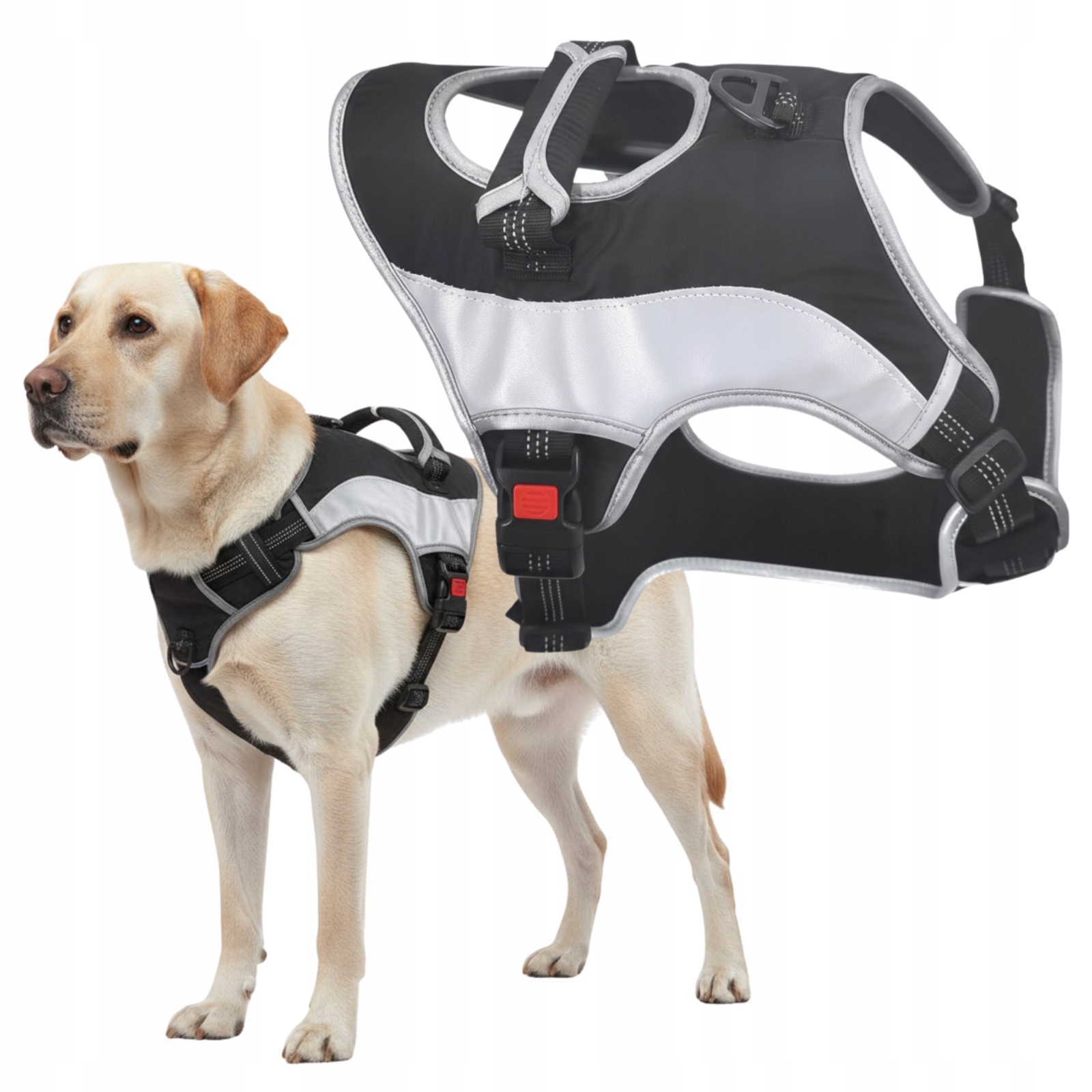 Levně Beztlakové Postroje Pro Psa S Rukojetí A Pohodlnou Reflexní Rukojetí