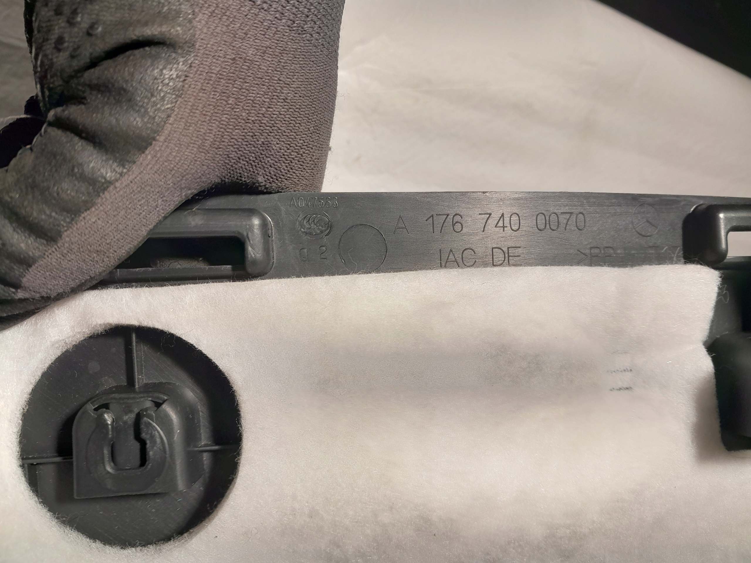 MERCEDES A45 W176 upholstery plastic bonnet boot A1767400070