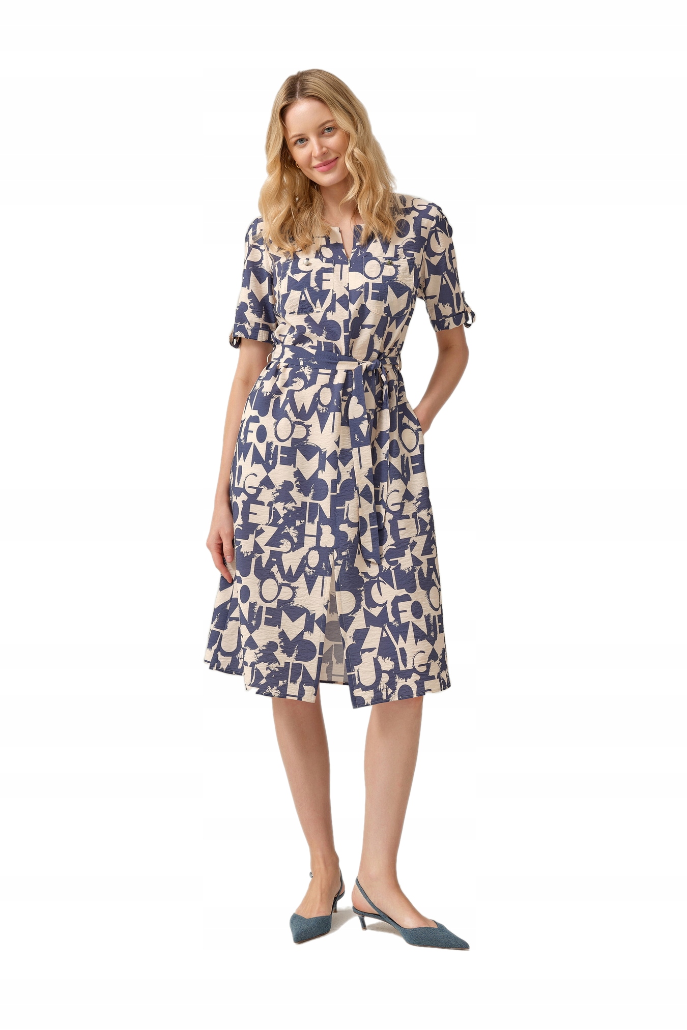 Letní Šaty Vzdušná, Volná, Ženská, Ke Kolenům, Módní, Jarní, Feria 40