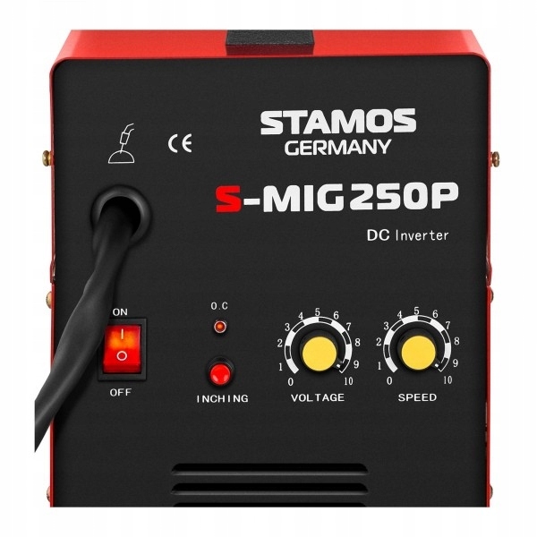 Spawarka MIG/MAG - 250A - 230V - STAMOS S-MIG 250P - Idealna do pracy Model S-MIG 250P