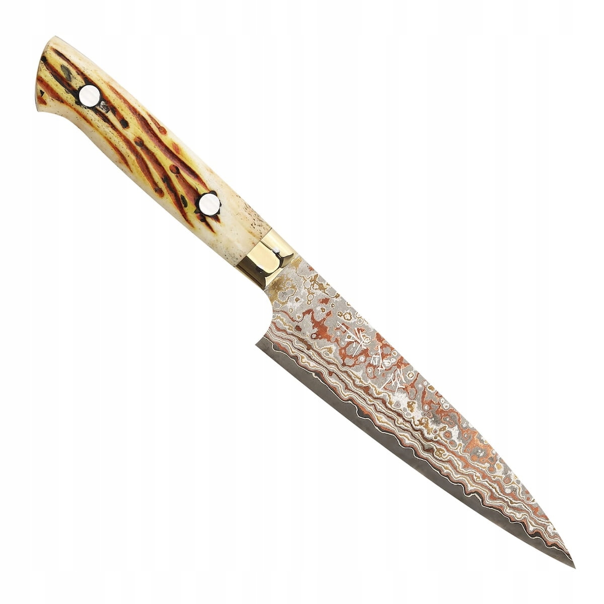 Takeshi Saji Obb Bla Ručne kovaný VG-10 Color Japonský univerzálny nôž 13 cm