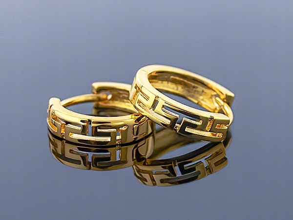 

Eleganckie złote kolczyki 14k ! Jakość !
