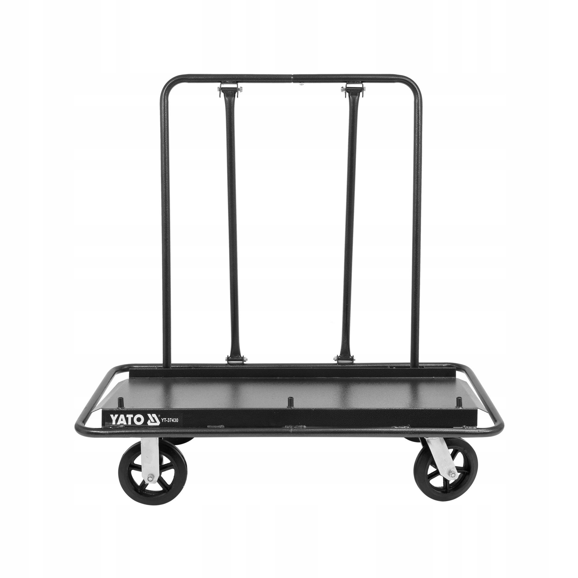 Wózek Do Transportu Płyt Gk Stalowy 900 Kg 4 Koła Hamulec Mocny Platforma