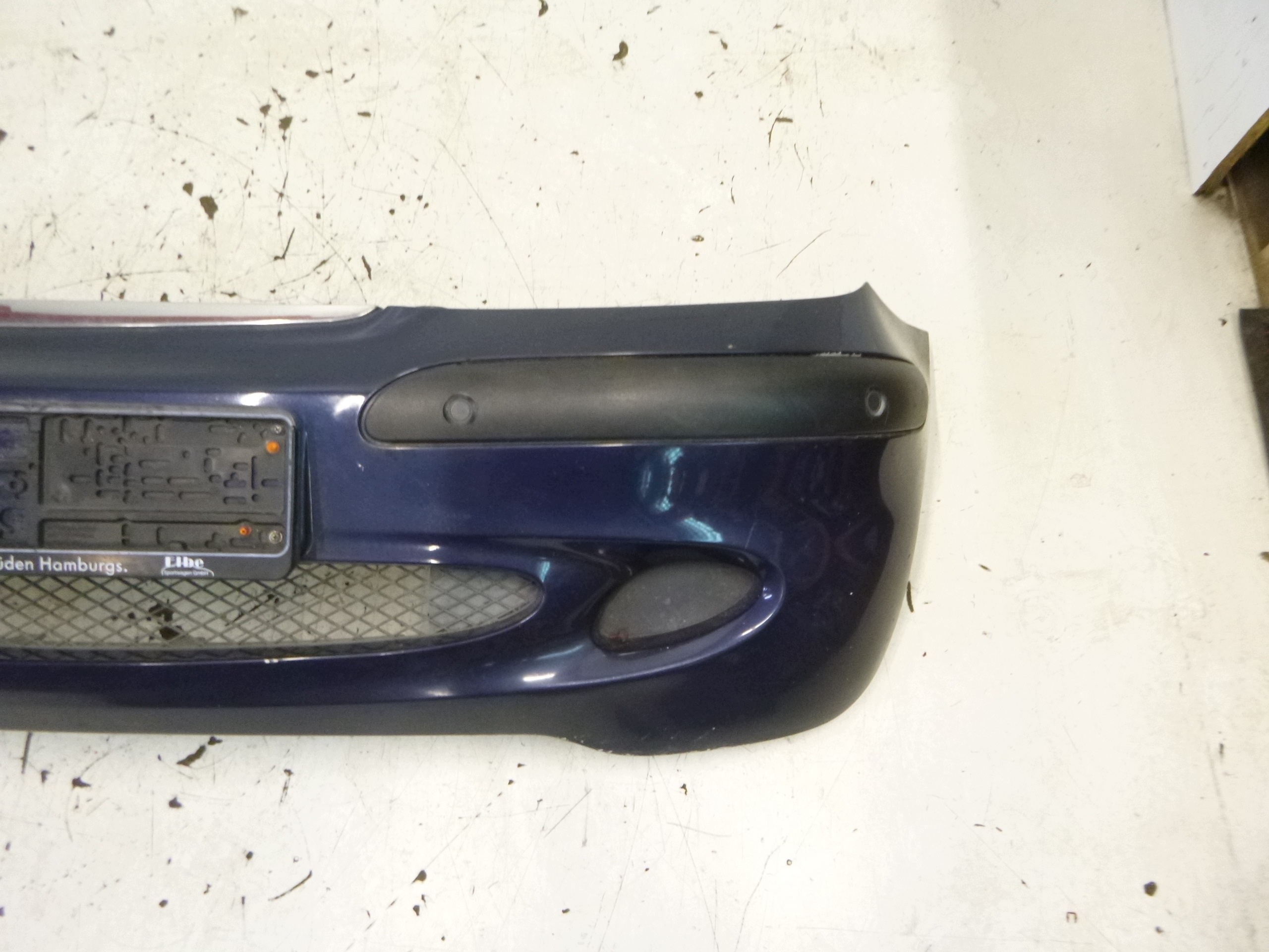 bumper front Mercedes class A W168 Lift 01-04 PDC 375 Atoll Blue