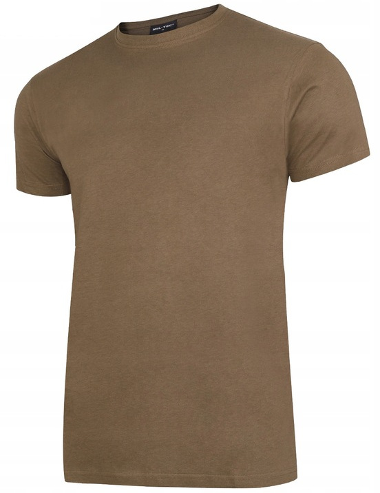 Koszulka Męska Wojskowa Mil-Tec T-Shirt pod mundur bawełniana Brown M