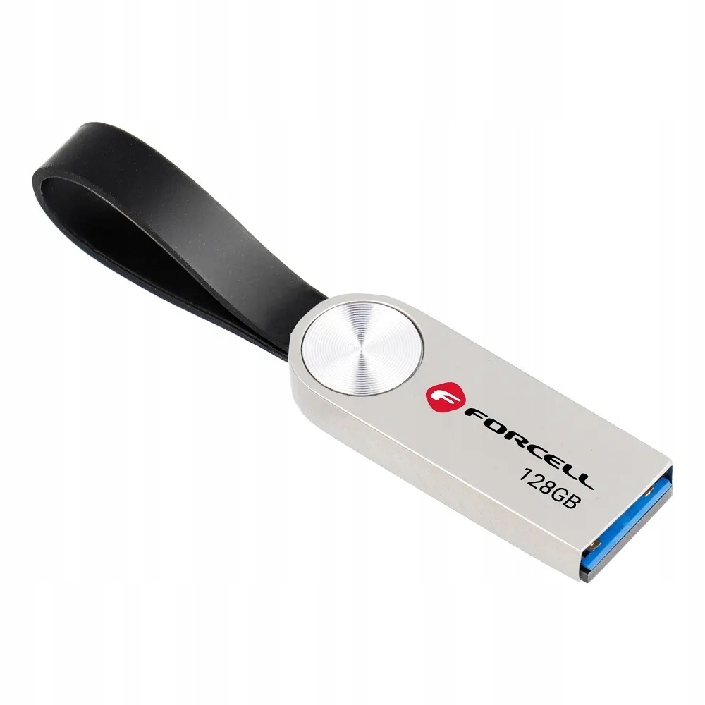 Pendrive 128GB Usb 3.2 Gen 1 (usb A) Forcell F-data Fém Ezüst Minőség