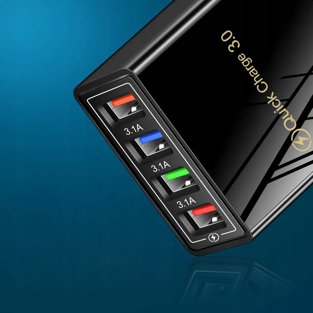 SZYBKA ŁADOWARKA DO TELEFONU QUICK CHARGE 3.0 4X USB 3.5A Marka bez marki