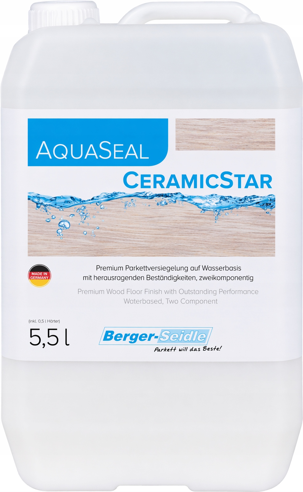 Berger-Seidle AquaSeal CeramicStar Polomat 5,5L prémiový vodní lak 2K