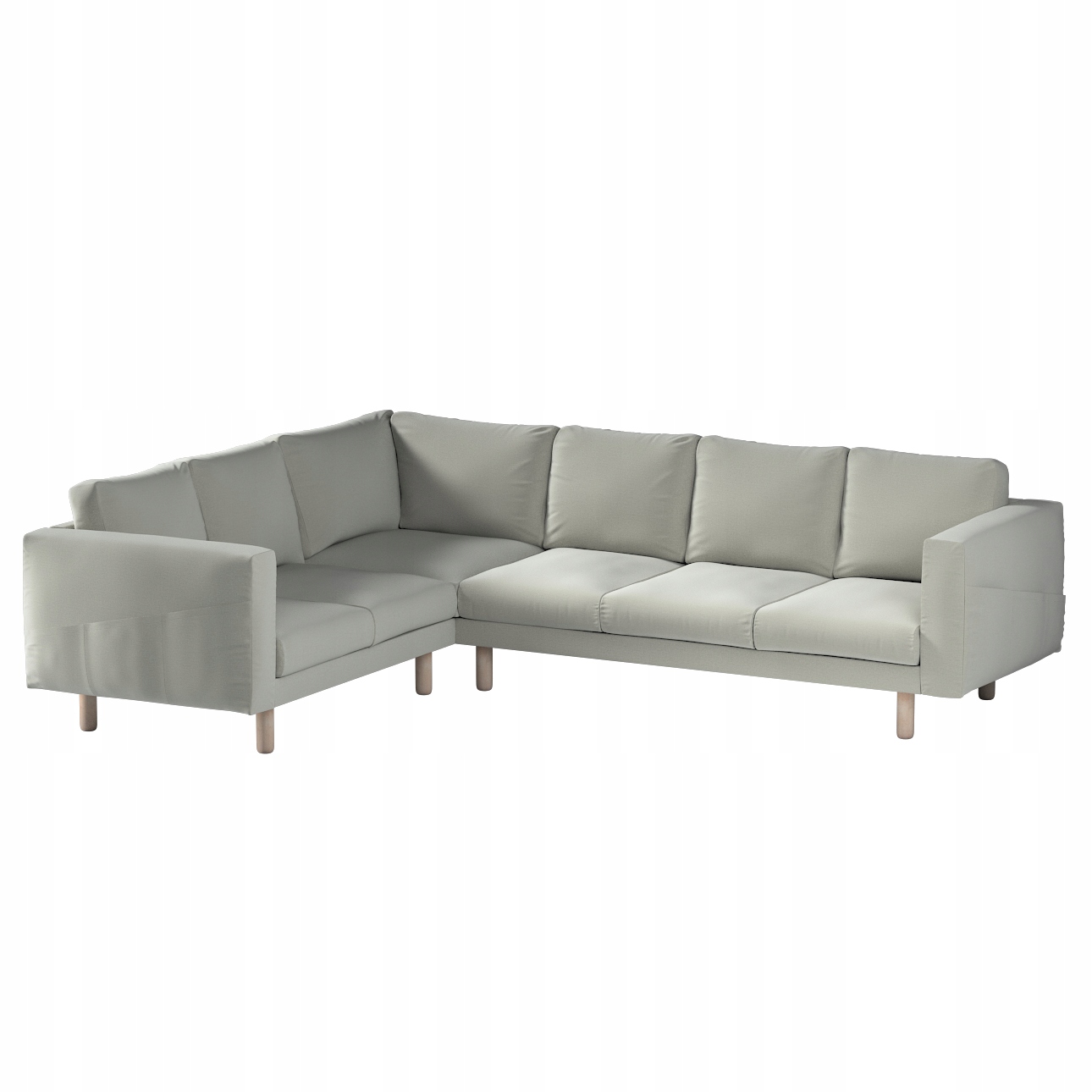 Dekoria potah na rohovou pohovku Norsborg pro 5 osob Ikea zelený