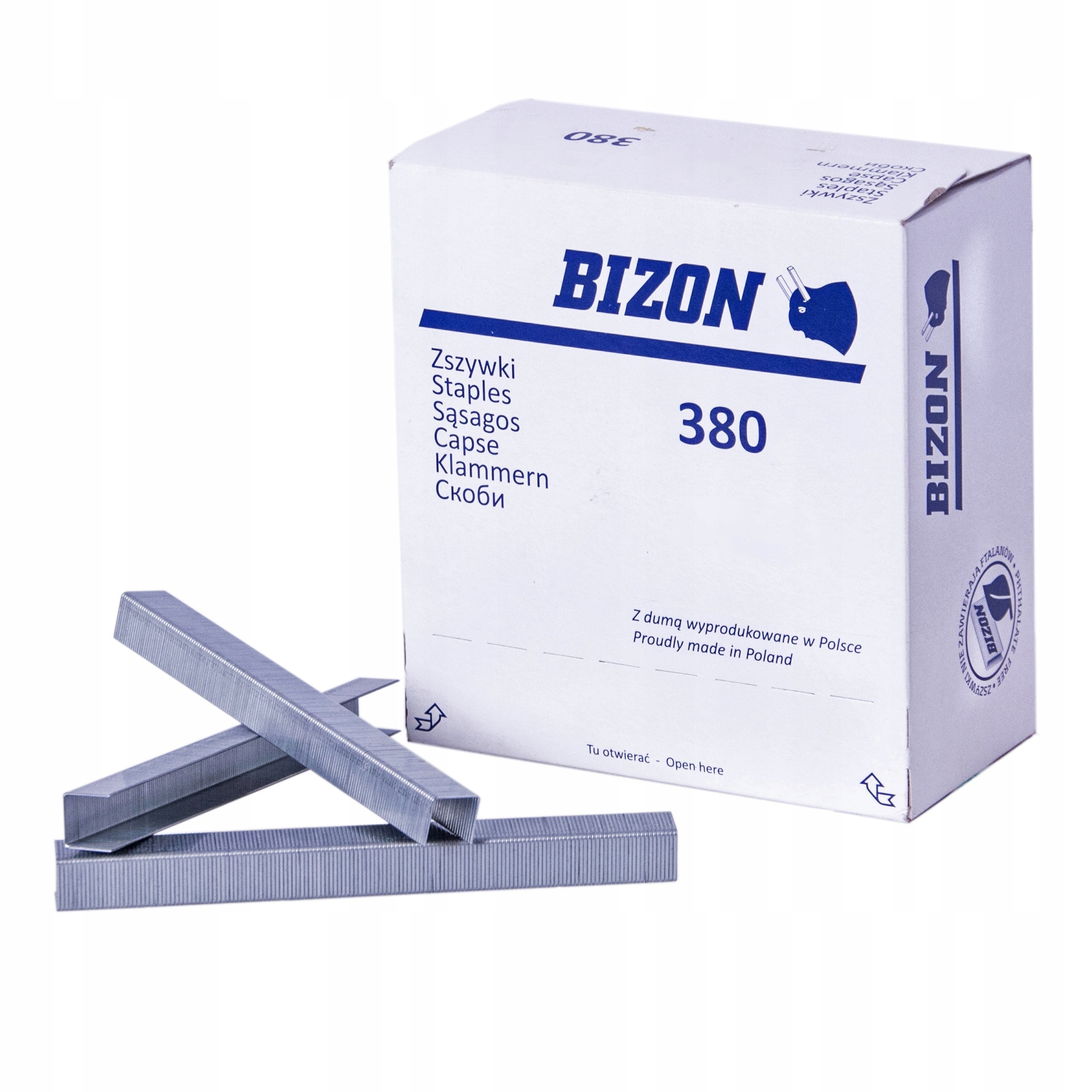 Zszywki BIZON 380/04 opakowanie 16,5 tys.