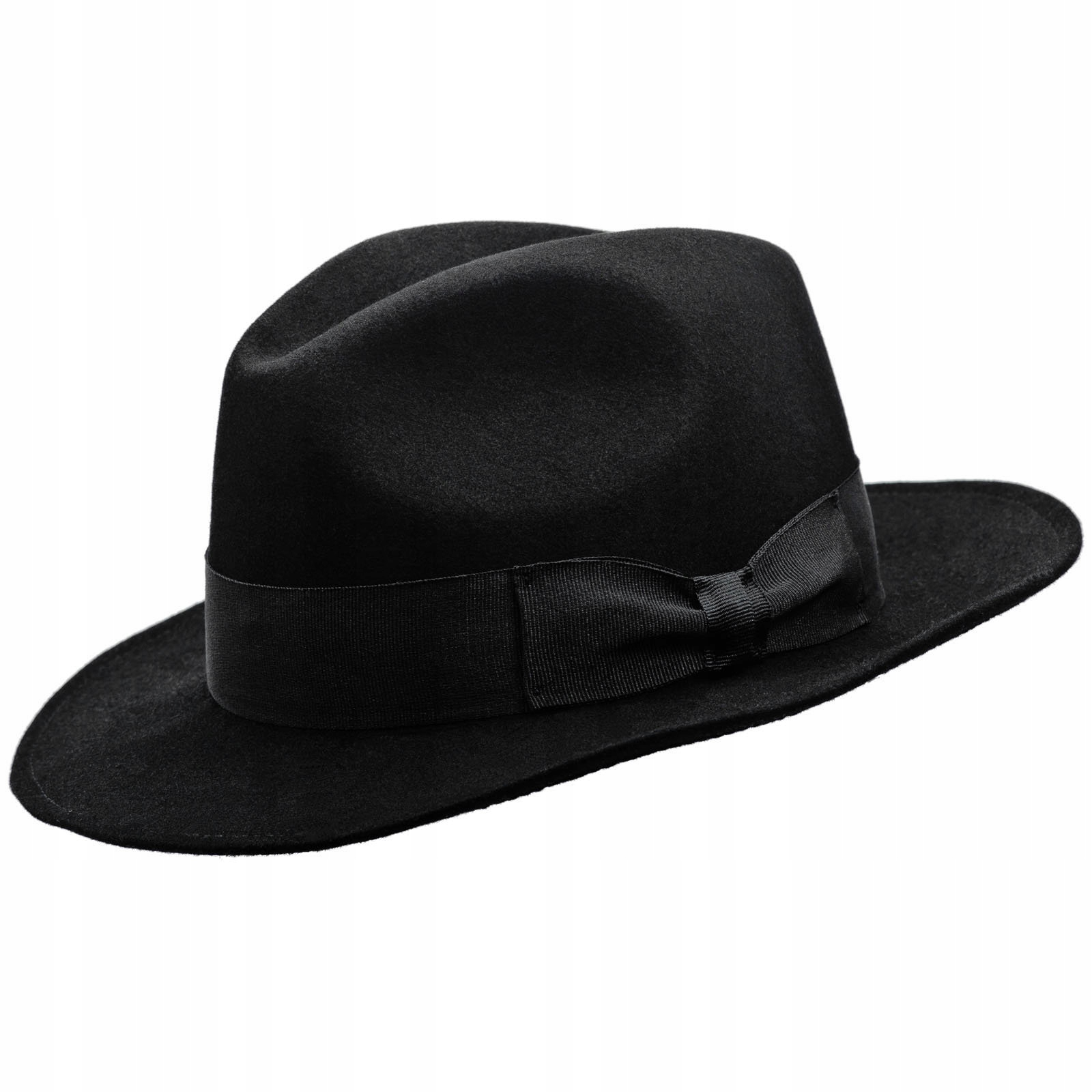 

Elegancki Czarny Kapelusz Vincent Fedora 58 cm