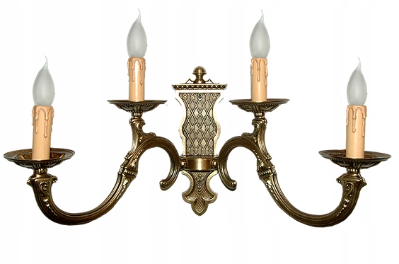 Mosadzné nástenné svietidlo, nástenná lampa z mosadze