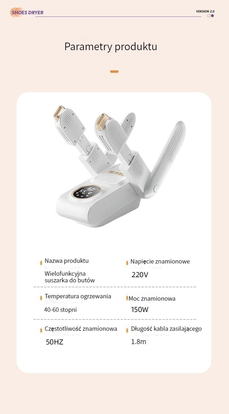 SUSZARKA OSUSZACZ DO BUTÓW OBUWIA OZON DEZYNFEKCJA Marka inna marka