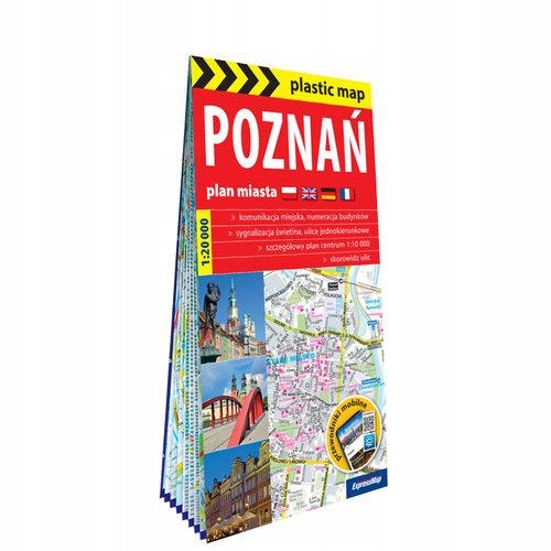 POZNAŃ FOLIOWANY PLAN MIASTA 1:20 000
