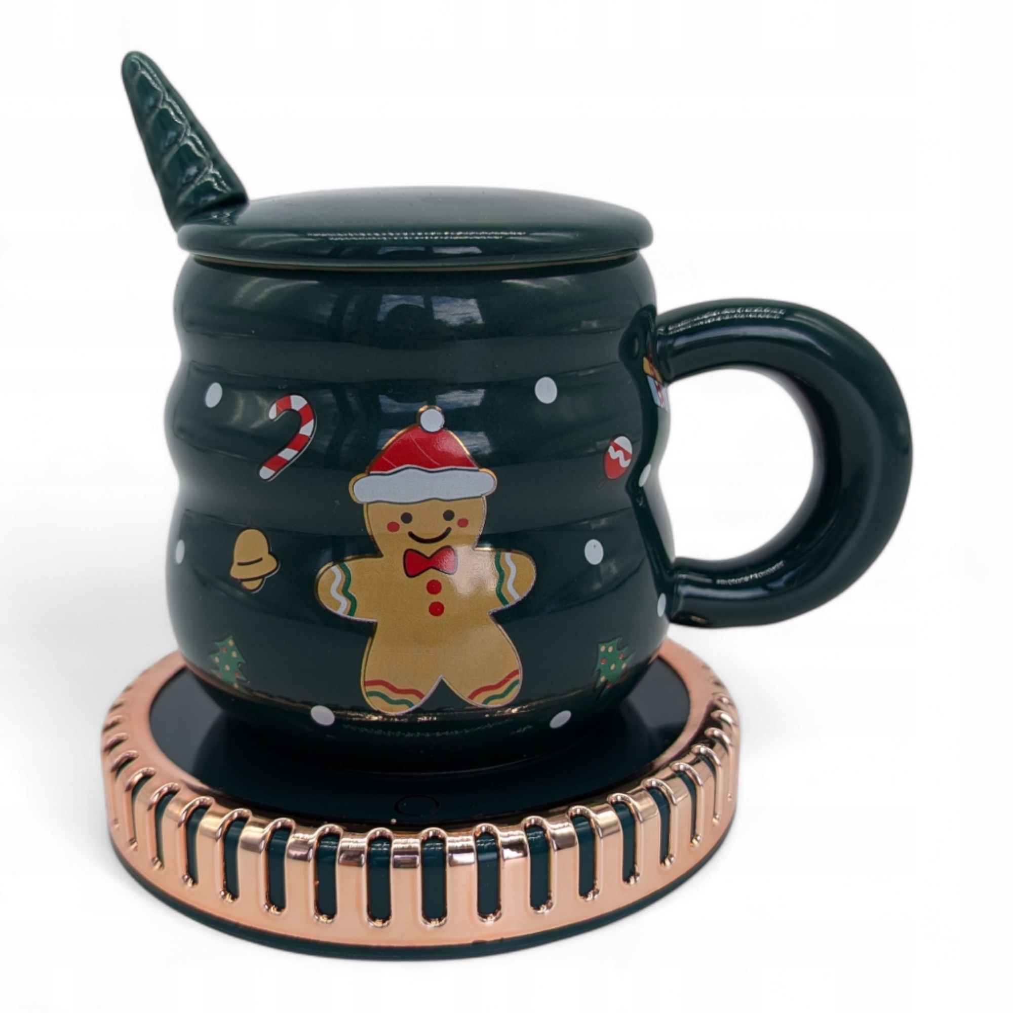 Hrnek Na Kávu A Čaj Ohřívač Usb Lžíce Kabel Dárek Vánoční Hrnek