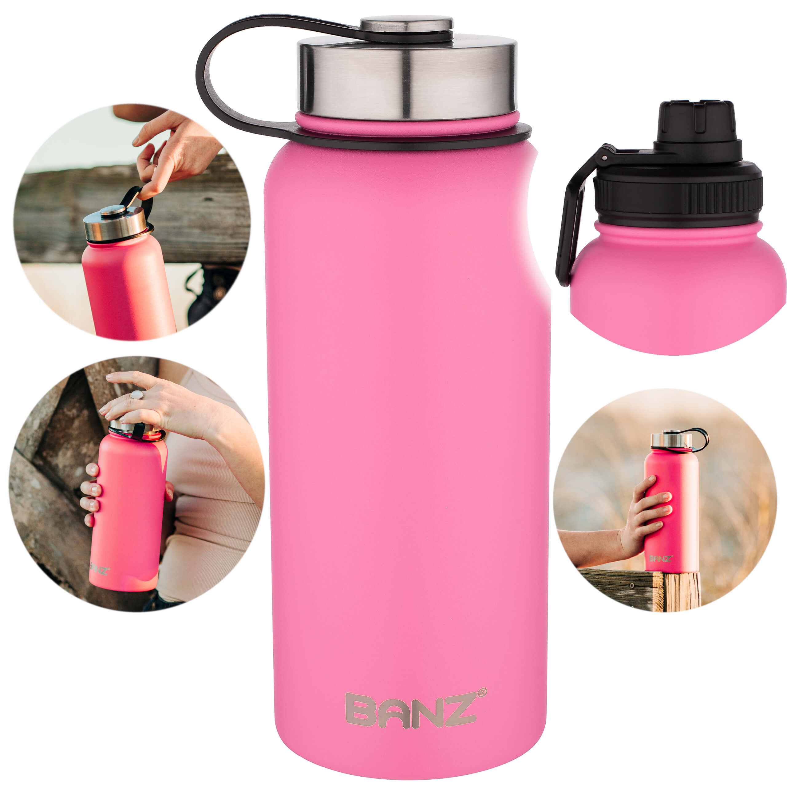 Sportovní termoska termohrnek lahev na pití 950 ml Banz