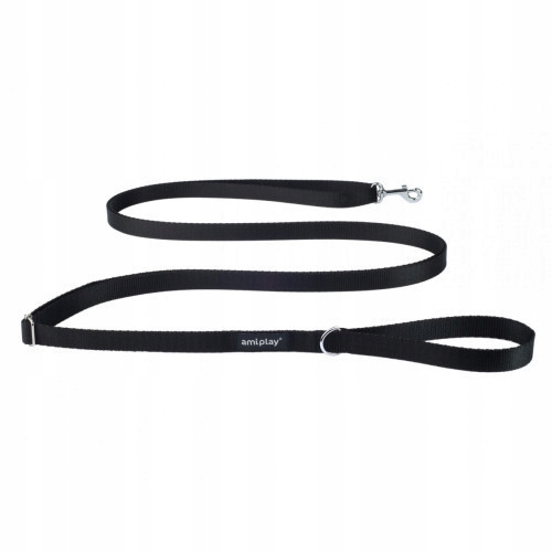 

Amiplay Smycz Easy Fix Basic M czarny 1,6m-3m
