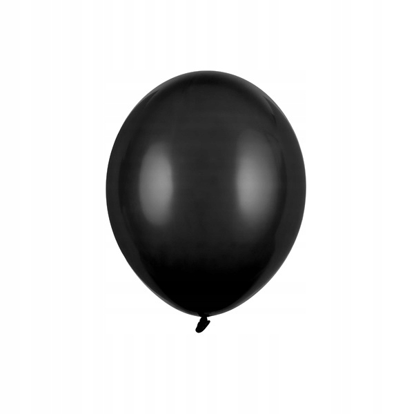Balony Czarne profesjonalne pastelowe urodziny girlanda 30cm STRONG 100szt Marka Party Deco