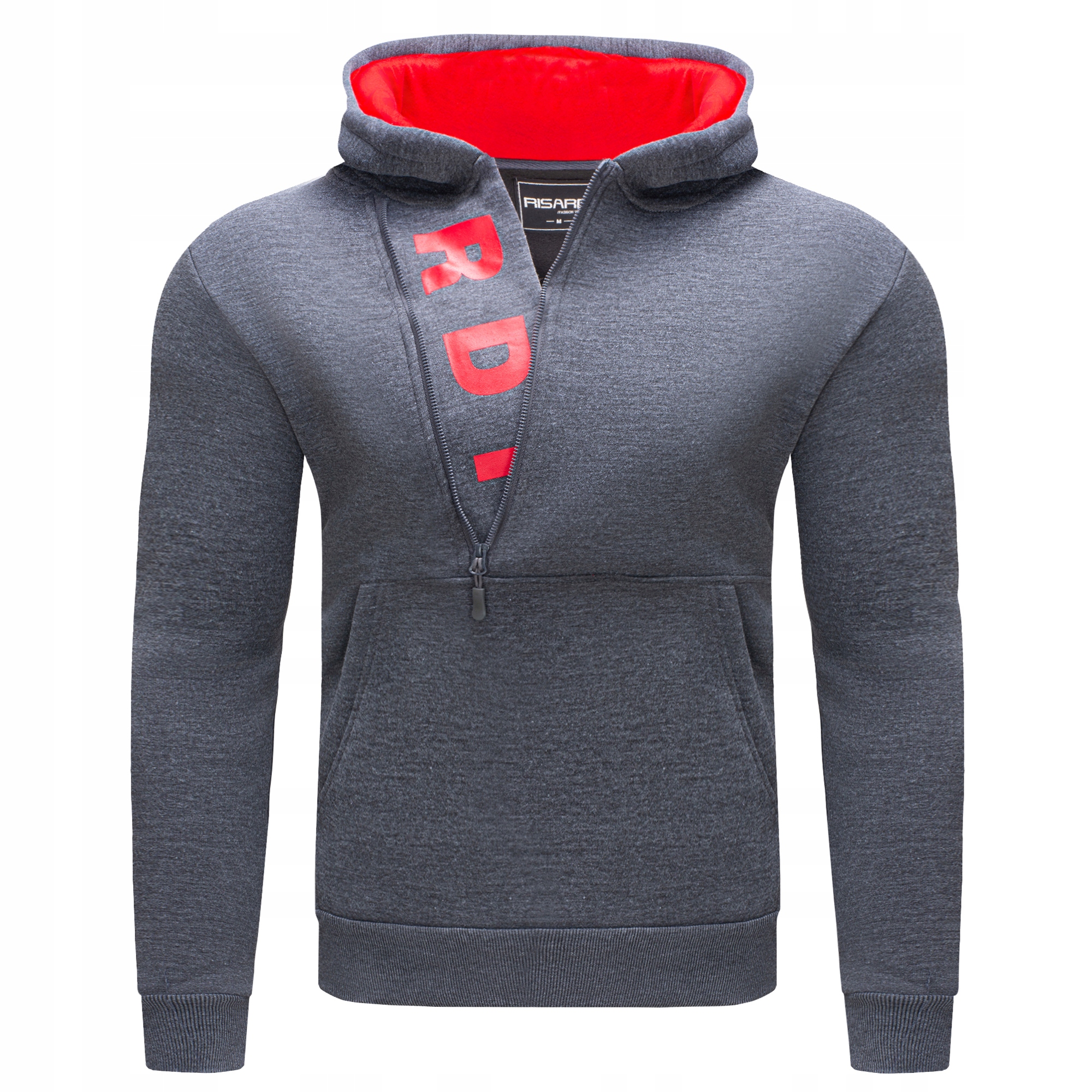 RS01 roz. XL GŁADKA BLUZA MĘSKA Z KAPTUREM