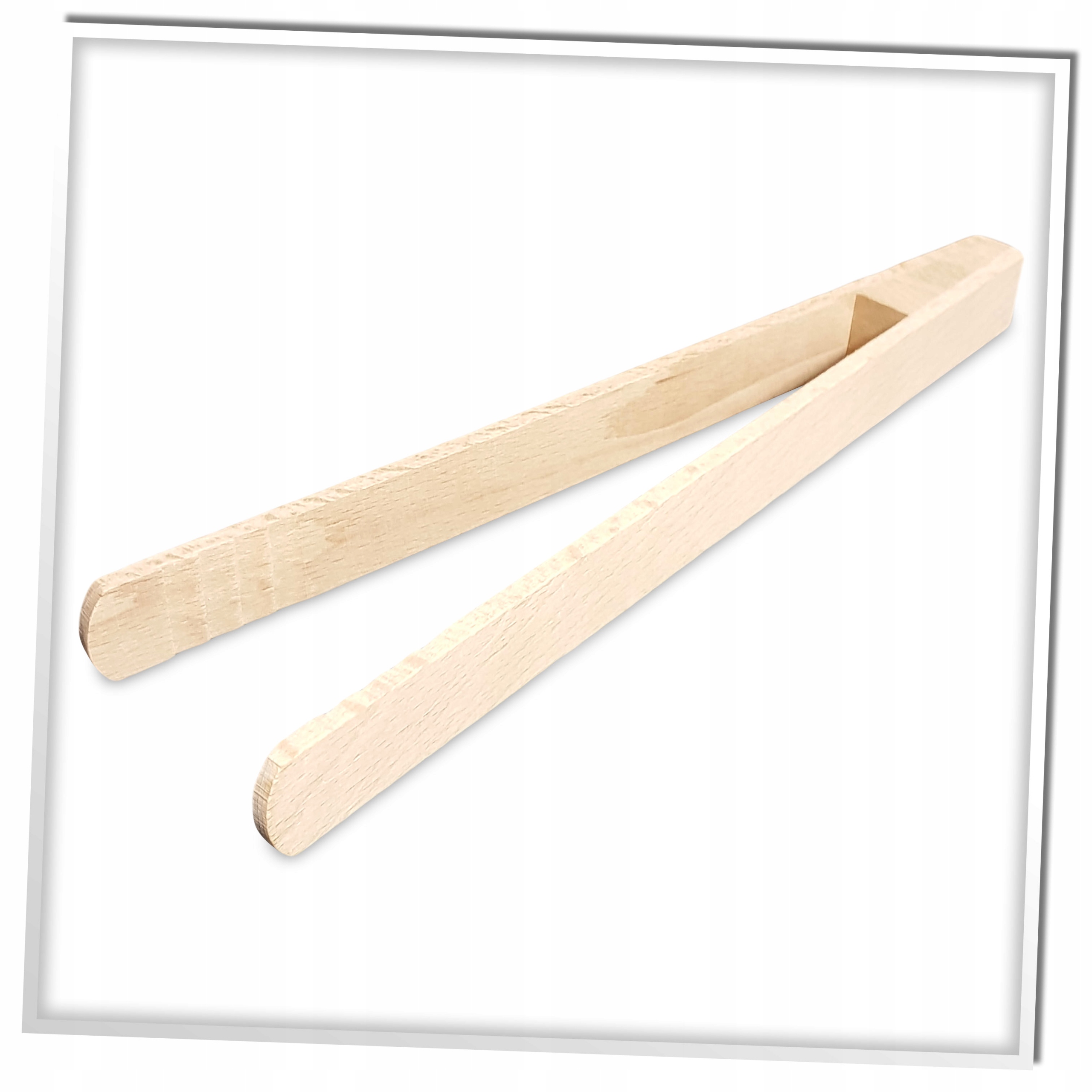 Drewniane SZCZYPCE DO OGÓRKÓW KAPUSTY GRILLA 22cm