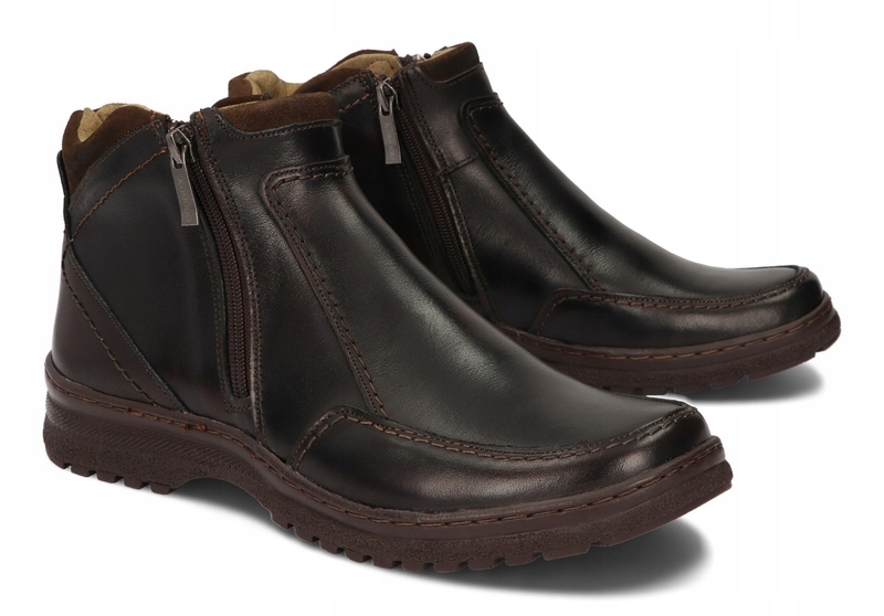 BUTY ZIMOWE MĘSKIE SUWAK OCIEPLANE 815 BRĄZOWY 40 Marka Komodo