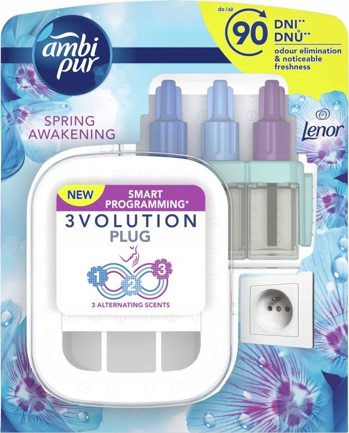 

Odświeżacz elektryczny 3Volution Spring Ambi Pur