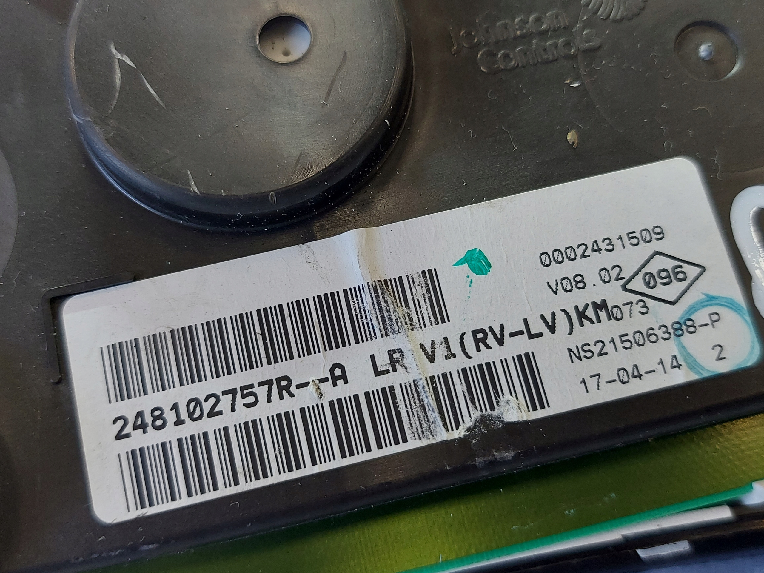 dials clock DACIA SANDERO II 1.2 B 248102757A