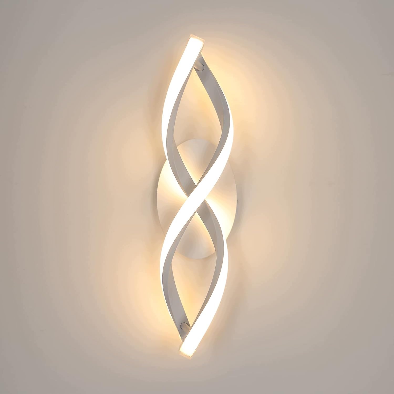 Led Nástěnné Svítidlo Bílé Moderní Kreativní Do Obývacího Pokoje 3000K 16W