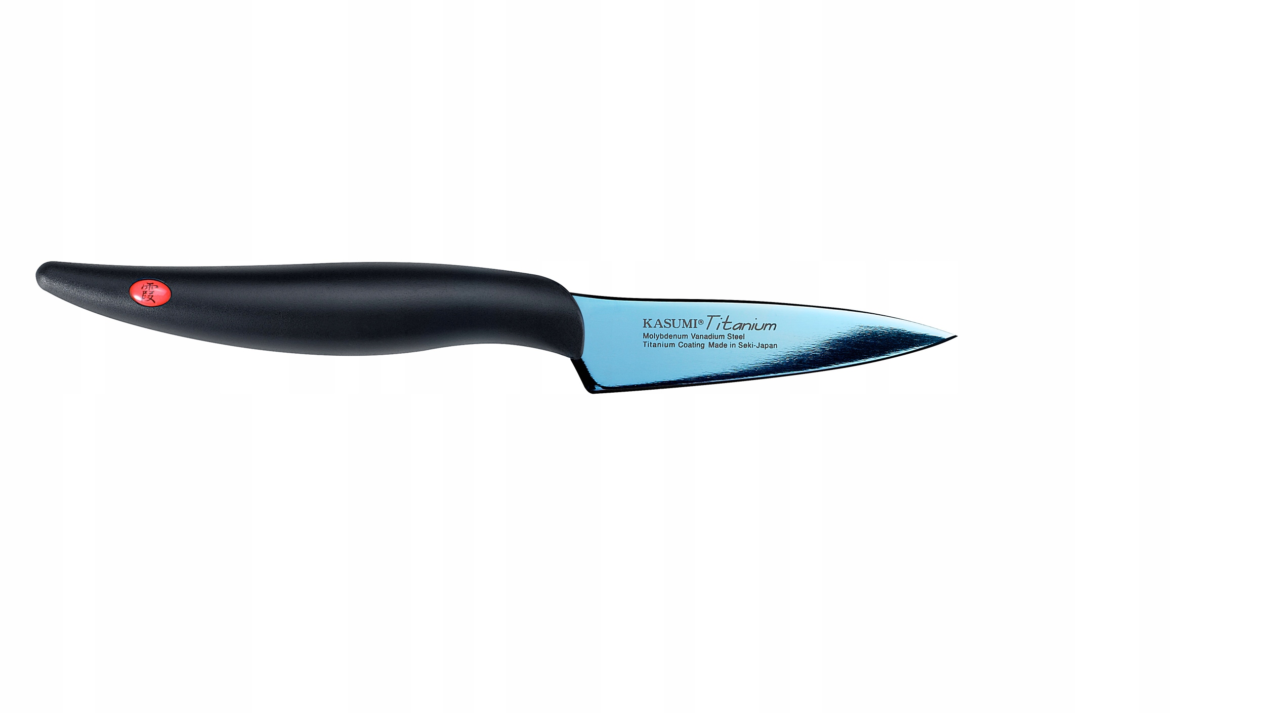 Nôž na zeleninu Kasumi Titanium 8cm Modrý kovaný