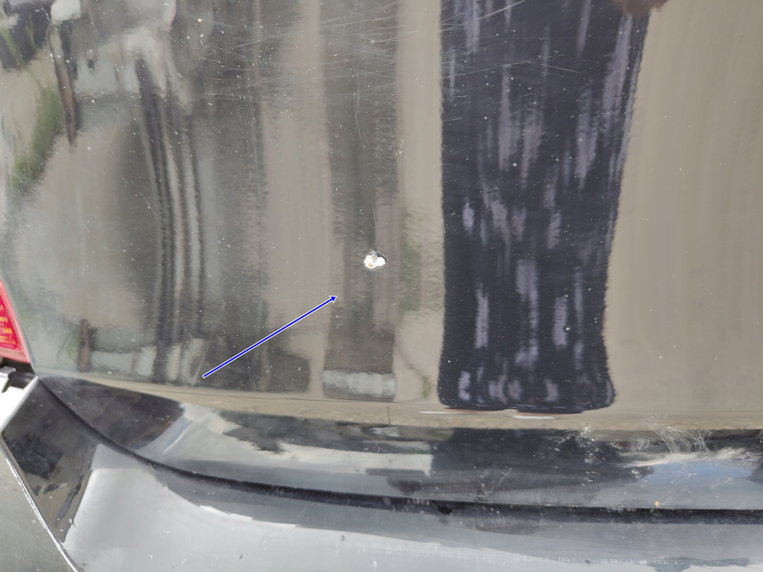BMW E87 07R 3D trunk door boot SCHWARZ