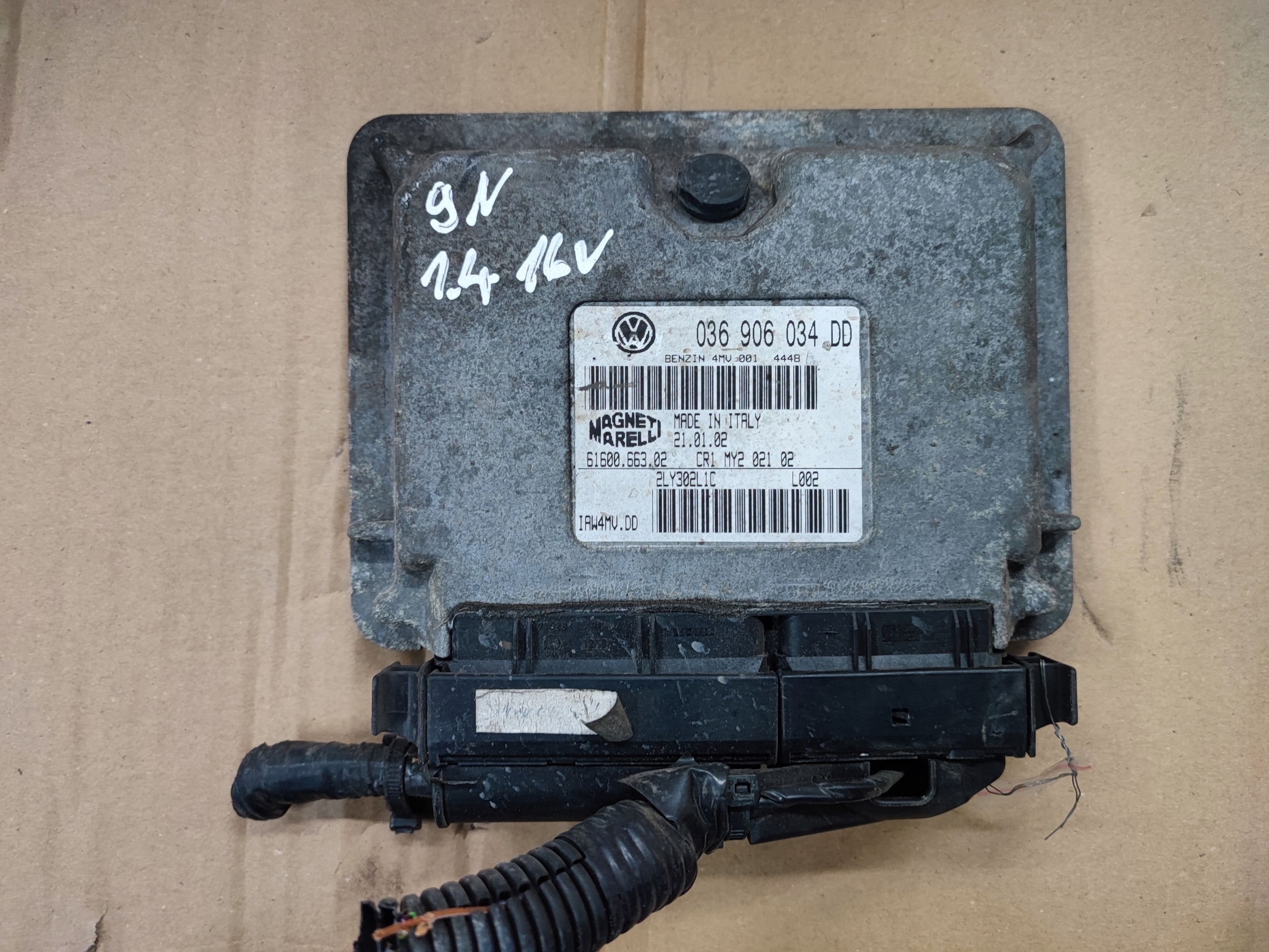 VW POLO 9N STEROWNIK KOMPUTER SILNIKA 1.4 16V