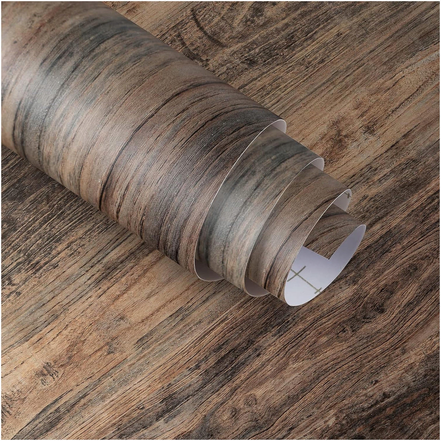 SAMOPRZYLEPNA TAPETA DĄB RUSTYKALNY 3D OKLEINA 45cm x 10m