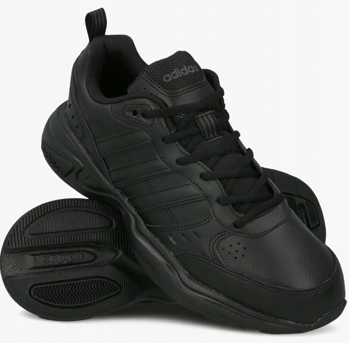 Adidas černá sportovní obuv z přírodní kůže Strutter EG2656 vel. 44