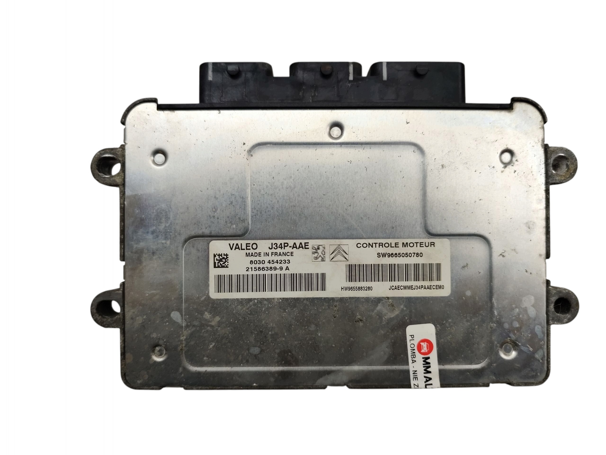 computer Motore PEUGEOT 206 1.4 8V KFW 9665050780