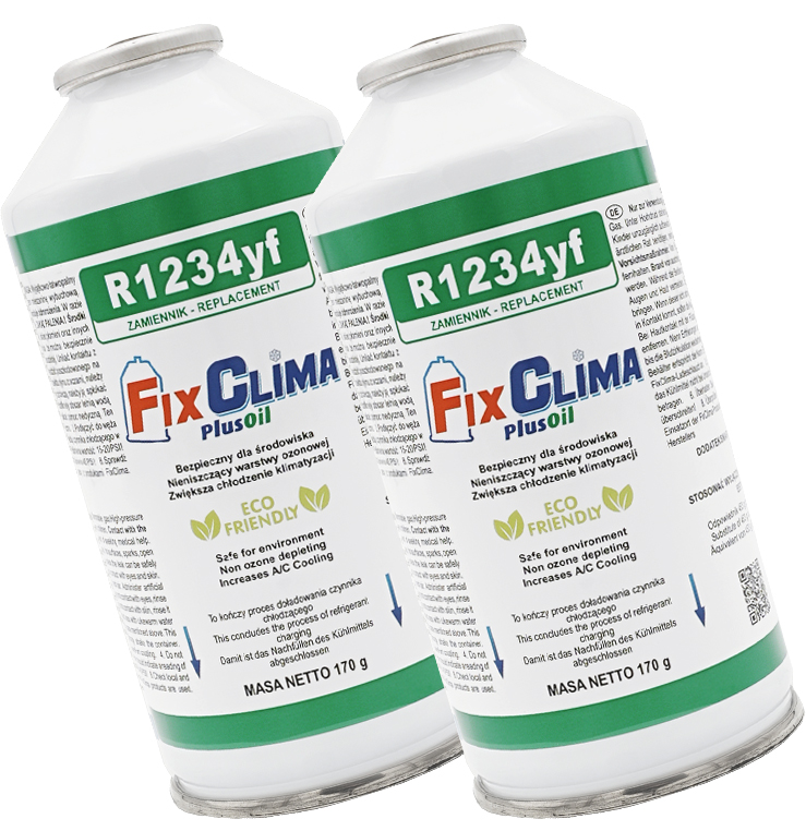 Газ для заправки кондиціонера в автомобілі 170g R1234yf