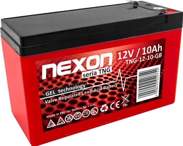 Akumulator 12V 10Ah Nexon TNG-12-10-GB