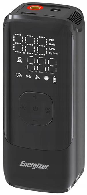 Powerbankový kompresor Energizer PAC4000 2000mAh 15W 150 Psi 1x Usb-c 1x Usb-a